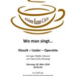 Kleines Kunst-Café am 06.03. um 18.30 Uhr