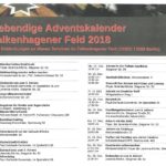 Der lebendige Adventskalender im Falkenhagener Feld