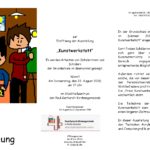 Kunstausstellung der Grundschule im Beerwinkel .