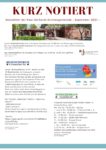 Newsletter September-Oktober