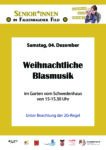 Weihnachtliche Blasmusik im Schwedenhaus