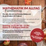 Mathematik im Alltag - Familientag am 23.11.