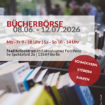 Bücherbörse im Stadtteilzentrum ab 08.06.