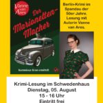 Krimi-Lesung im Schwedenhaus am 05.08.
